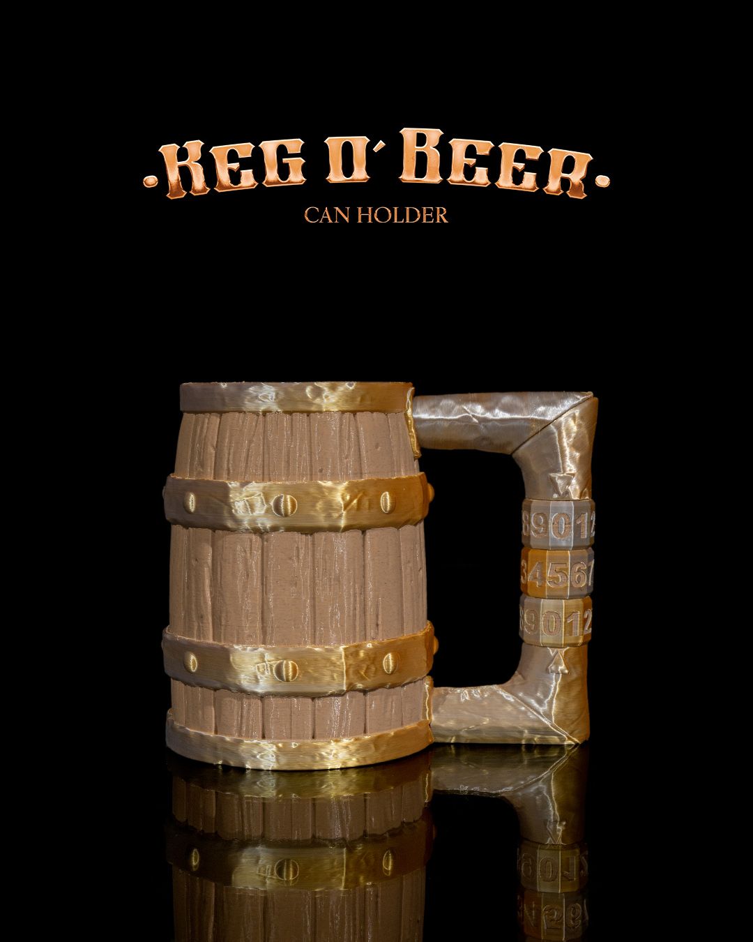 Keg o’ Beer Can Holder