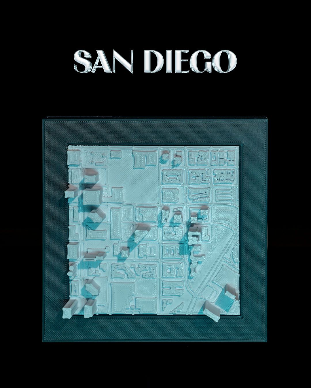 3D City Frames San Diego